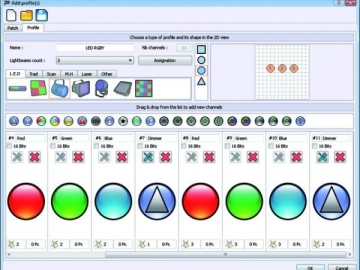 Eurolite LED PC-Control 512 valo-ohjelma tietokoneelle